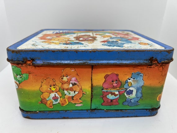 Vintage Metal Lunchbox Care Bears with Thermos ci… - image 8