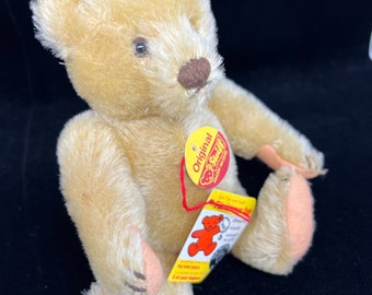 Mohair Teddy bear PAB シュタイフ 9” German Steiff Vintage Mohair Fur Teddy Bear PA 55 Mass 73