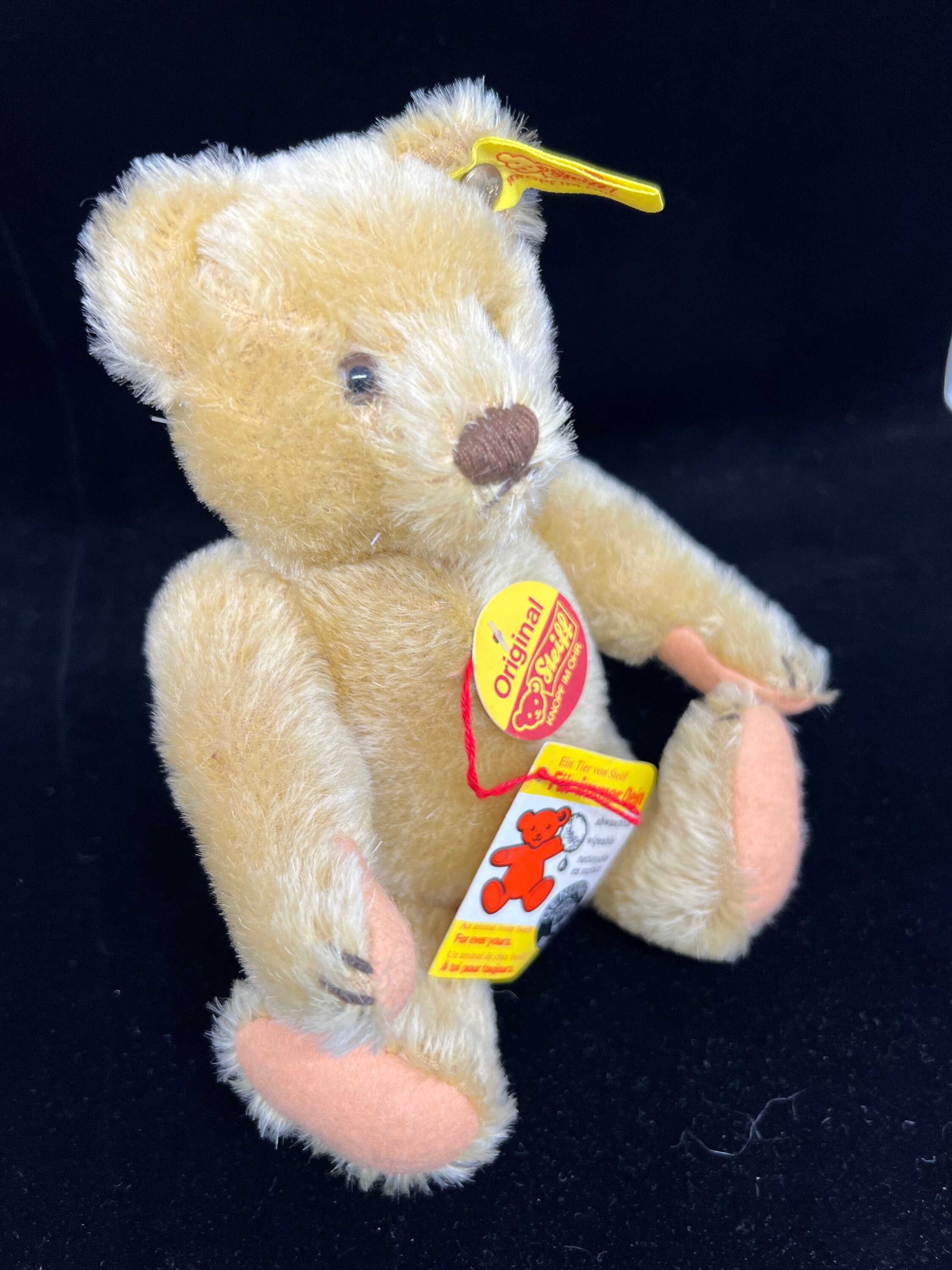 Mohair Teddy bear PAB シュタイフ Steiff Original Teddy Bear Brown Mohair 9 inches tall 1954