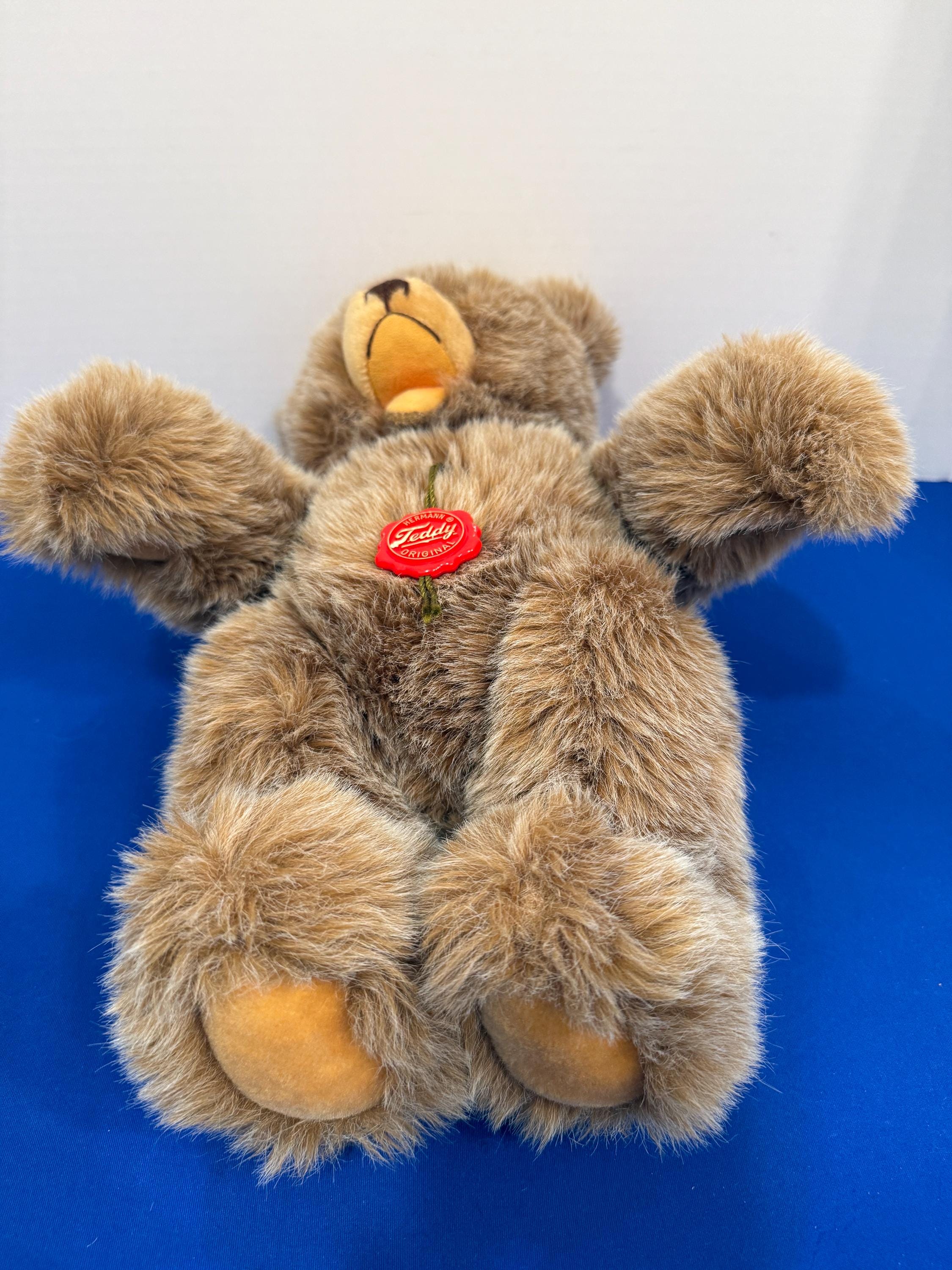 Vintage Hermann Teddy Bear, West Germany Plush Collectible, 12