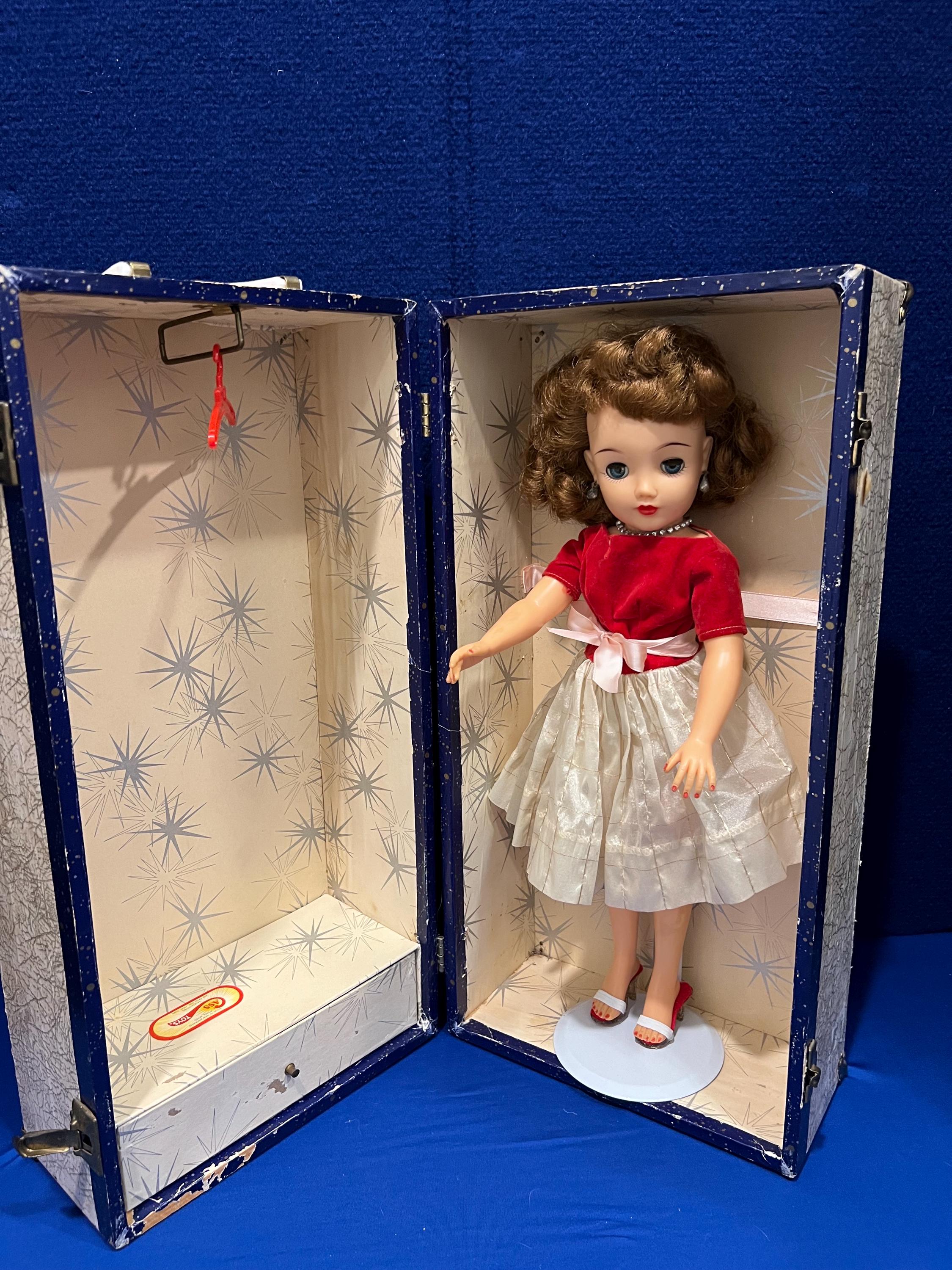 Pink Revlon Doll 1958 1950's Vintage Ideal 18” Miss Revlon Vinyl