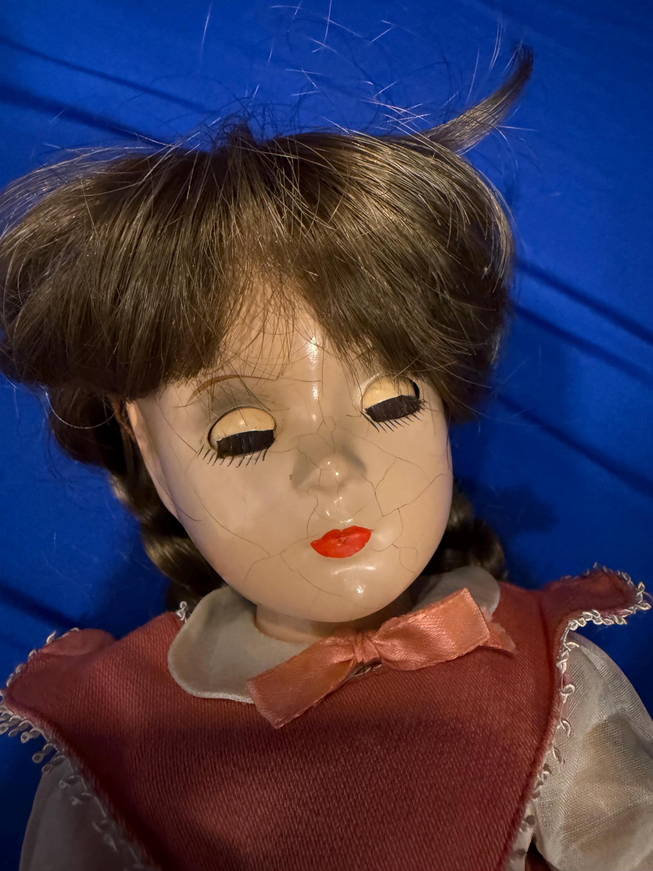 Rare 1940s Madam Alexander Margaret O'brien Doll: 14