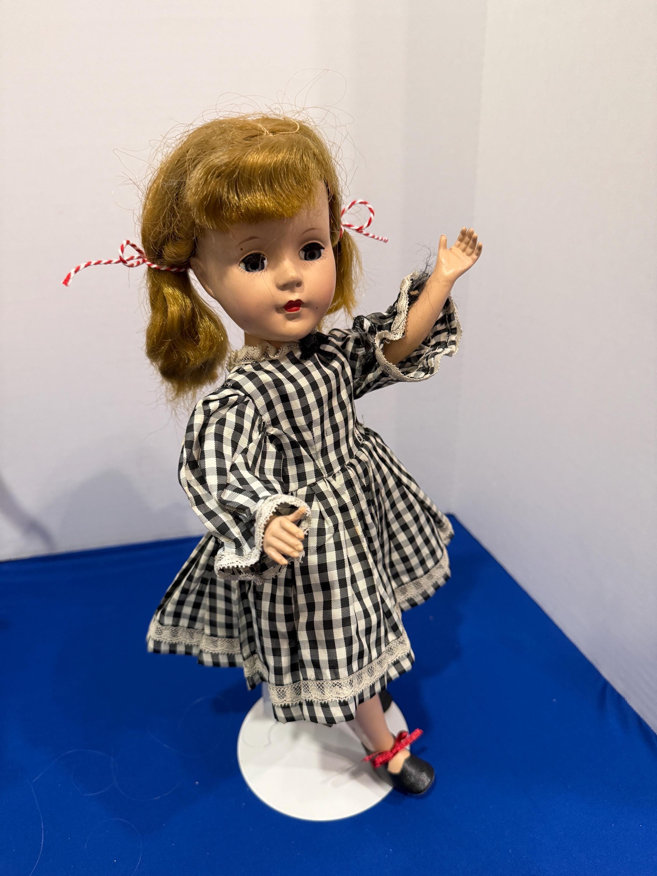 Vintage 1950s Working Walker Doll Sweet Sue Type Unmarked Hard