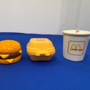 Vintage McDonald's Changeables-leksaker, 1989 Transformerande matset