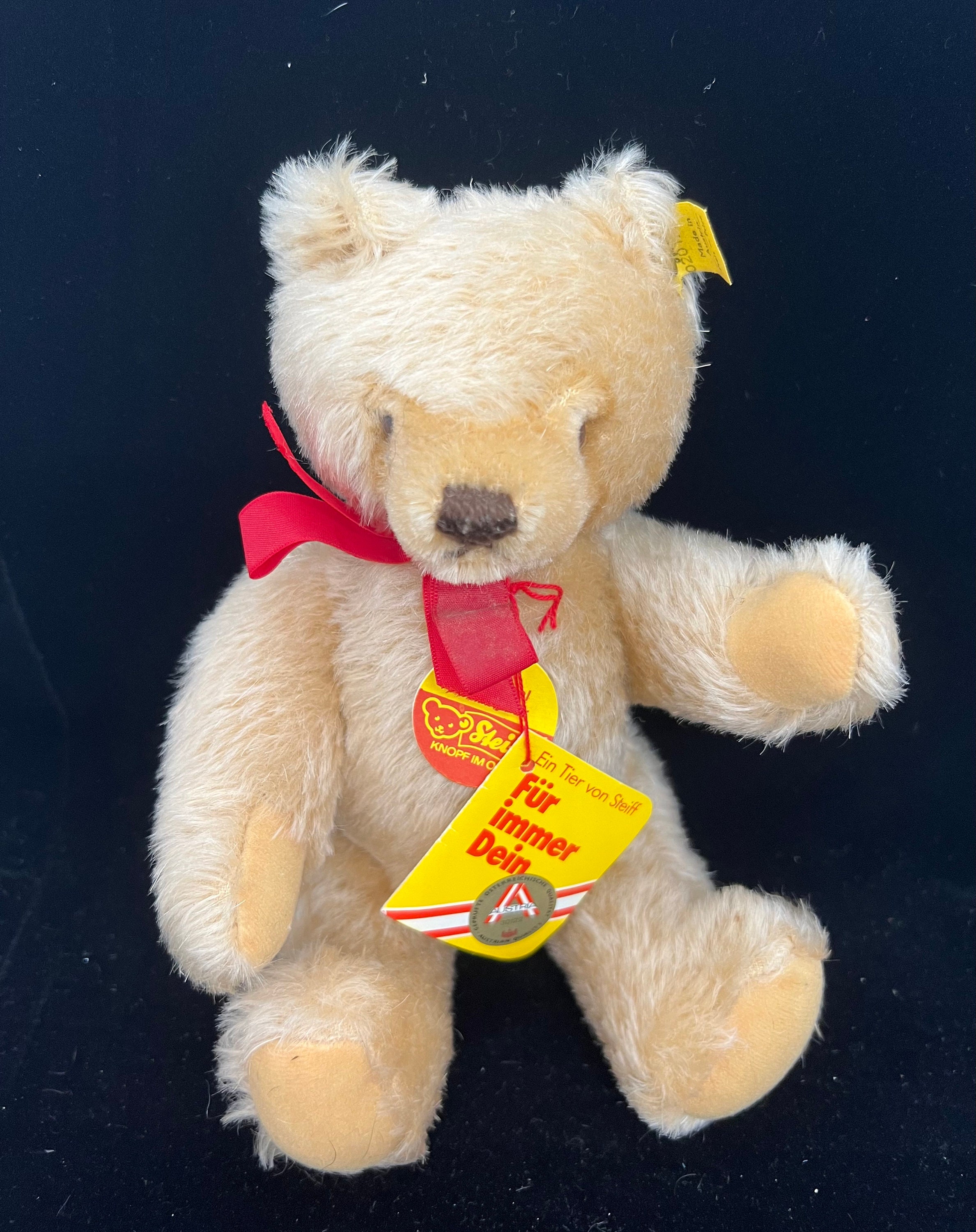ぬいぐるみ Steiff Original Mohair 0201/19 Vintage 1970's Steiff Mohair Teddy Bear 0201/19 Collectible