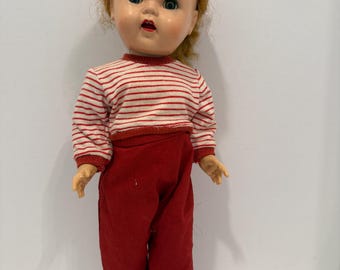 Vintage 1950s Ideal Saucy Walker Doll – 16" Roller Skating W-16