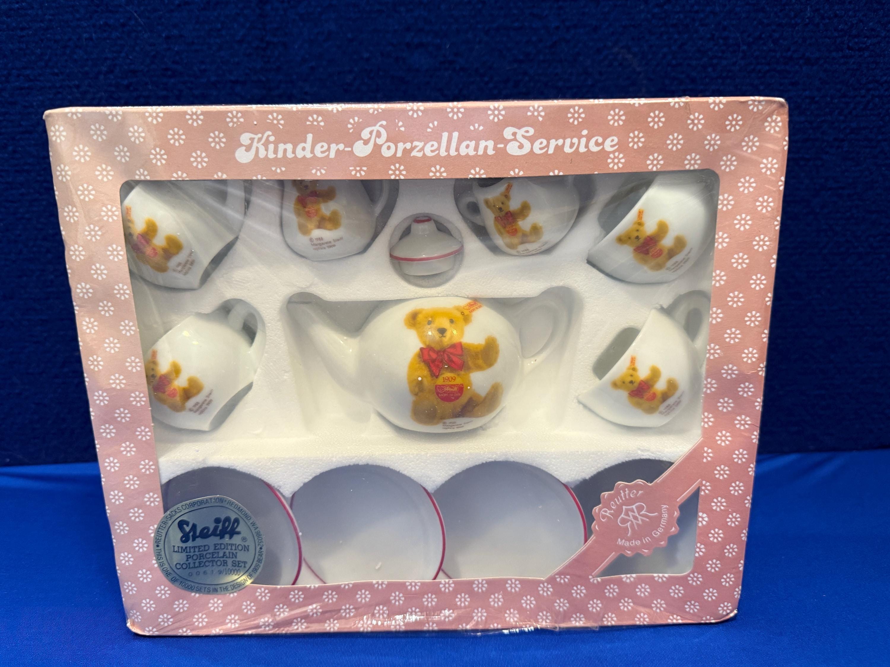 Vintage 1987 Steiff Limited Edition Porcelain Collector's
