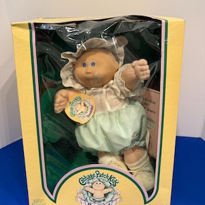1983 Cabbage Patch Kids Frühchenpuppe Aviva Kelli von Coleco 3870, Originalverpackung & Papiere