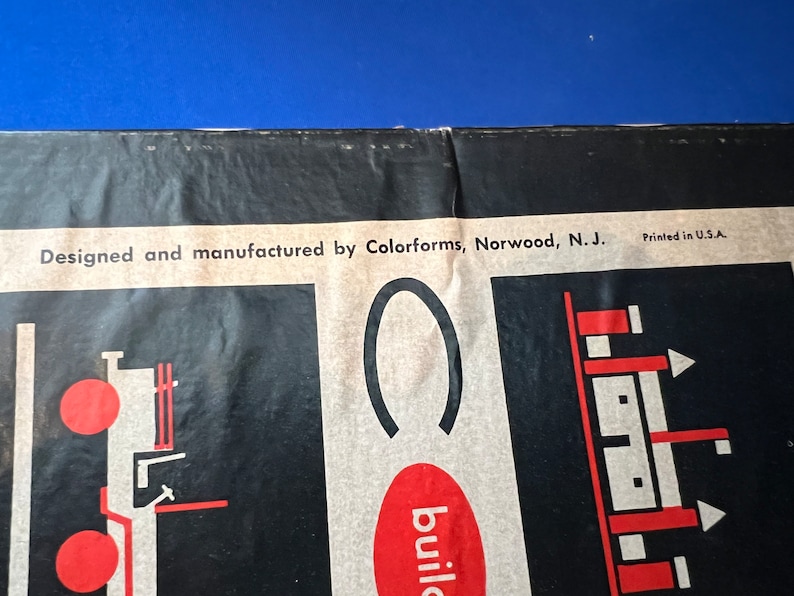 Colorforms B7953 Vintage 1950 Colorform Set (1marked Down From 135) - Etsy
