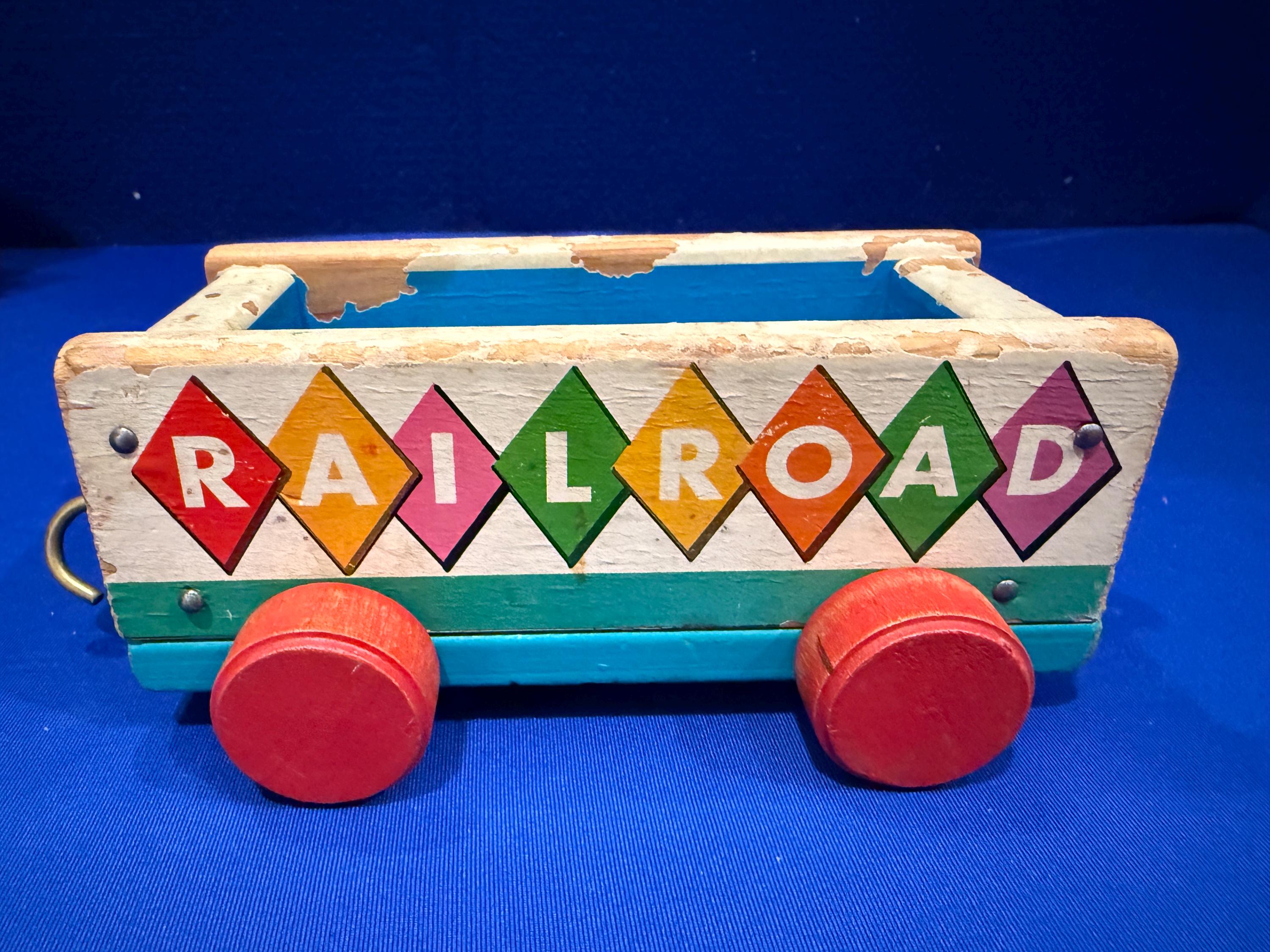 Vintage 1963 Wooden Fisher-price Huffy Puffy Train Set - Etsy