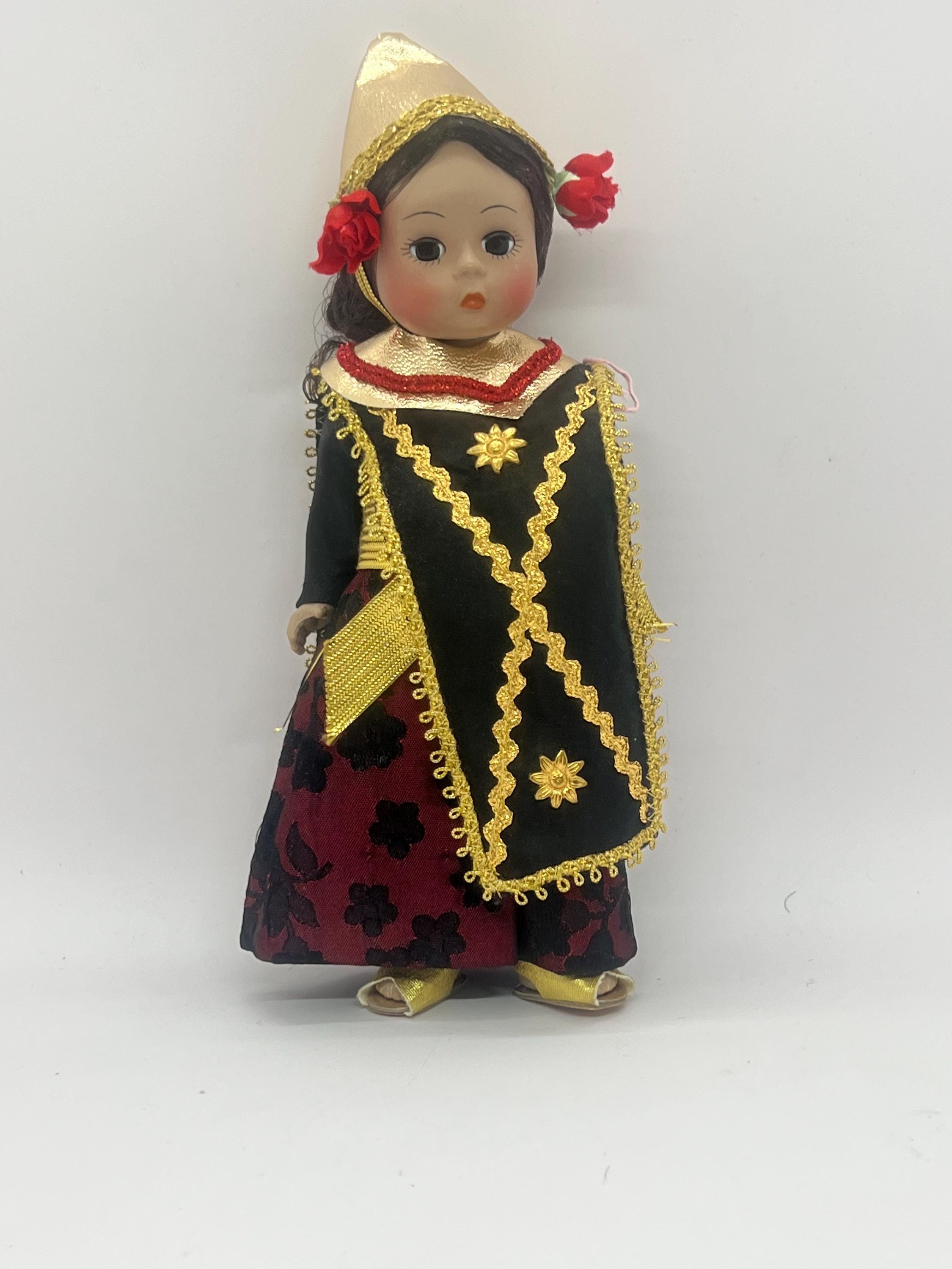 Vintage Madame Alexander Indonesia Doll: 8-inch #579, Original Box