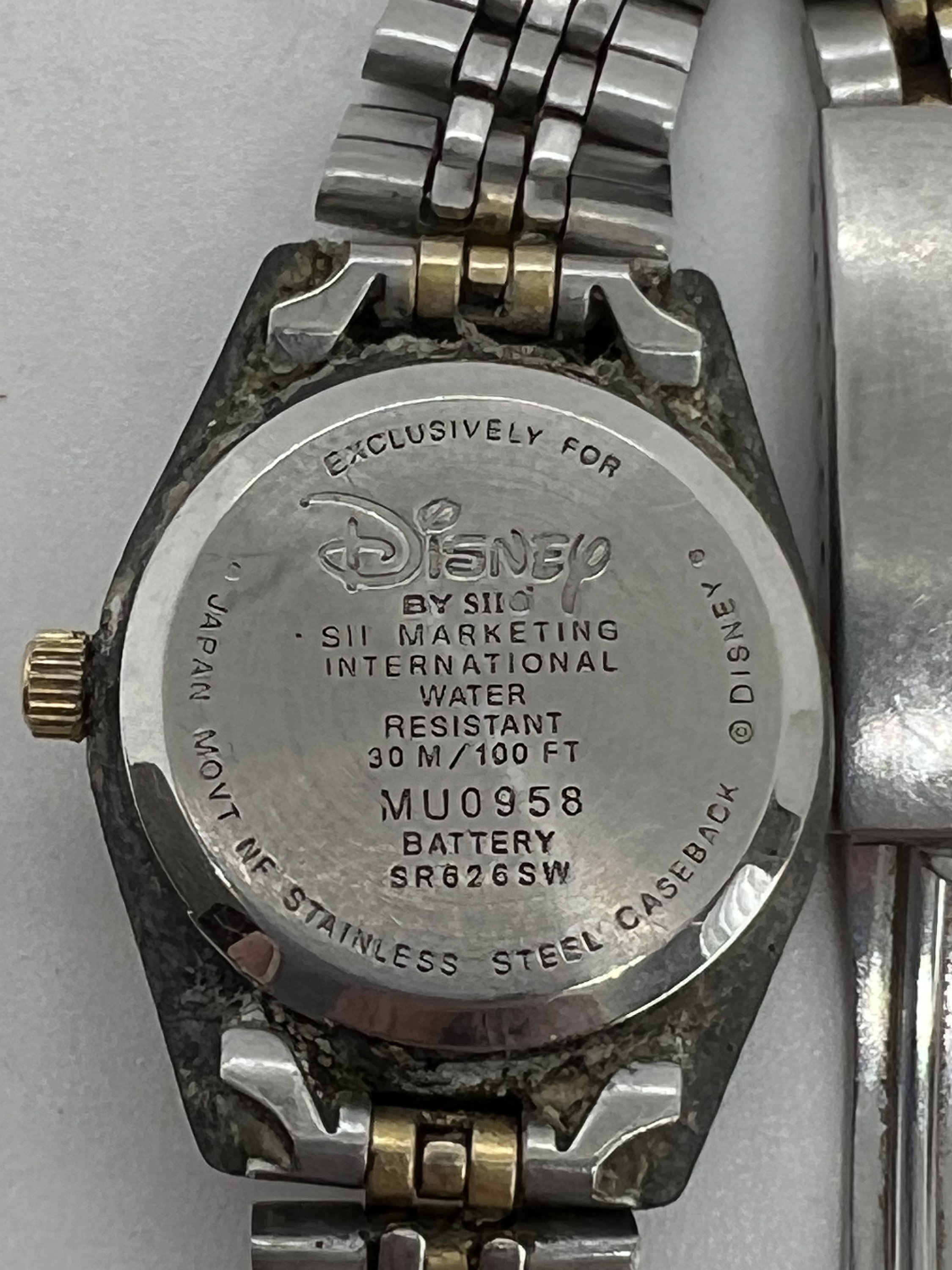 Vintage Two-tone Disney Mickey Watch. - Etsy