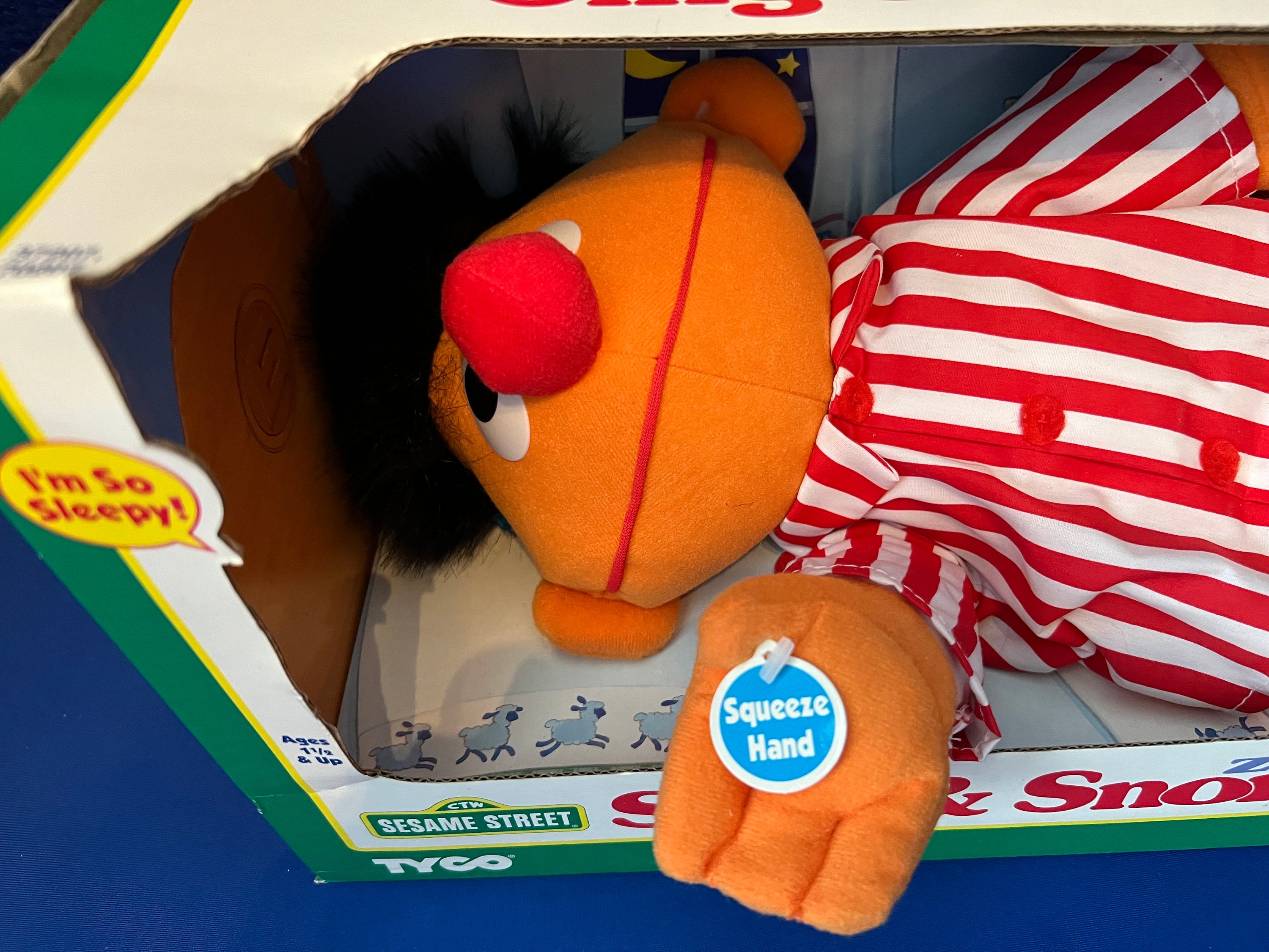 Vintage Sesame Street Sing & Snore Ernie by Tyco New in Box - Etsy