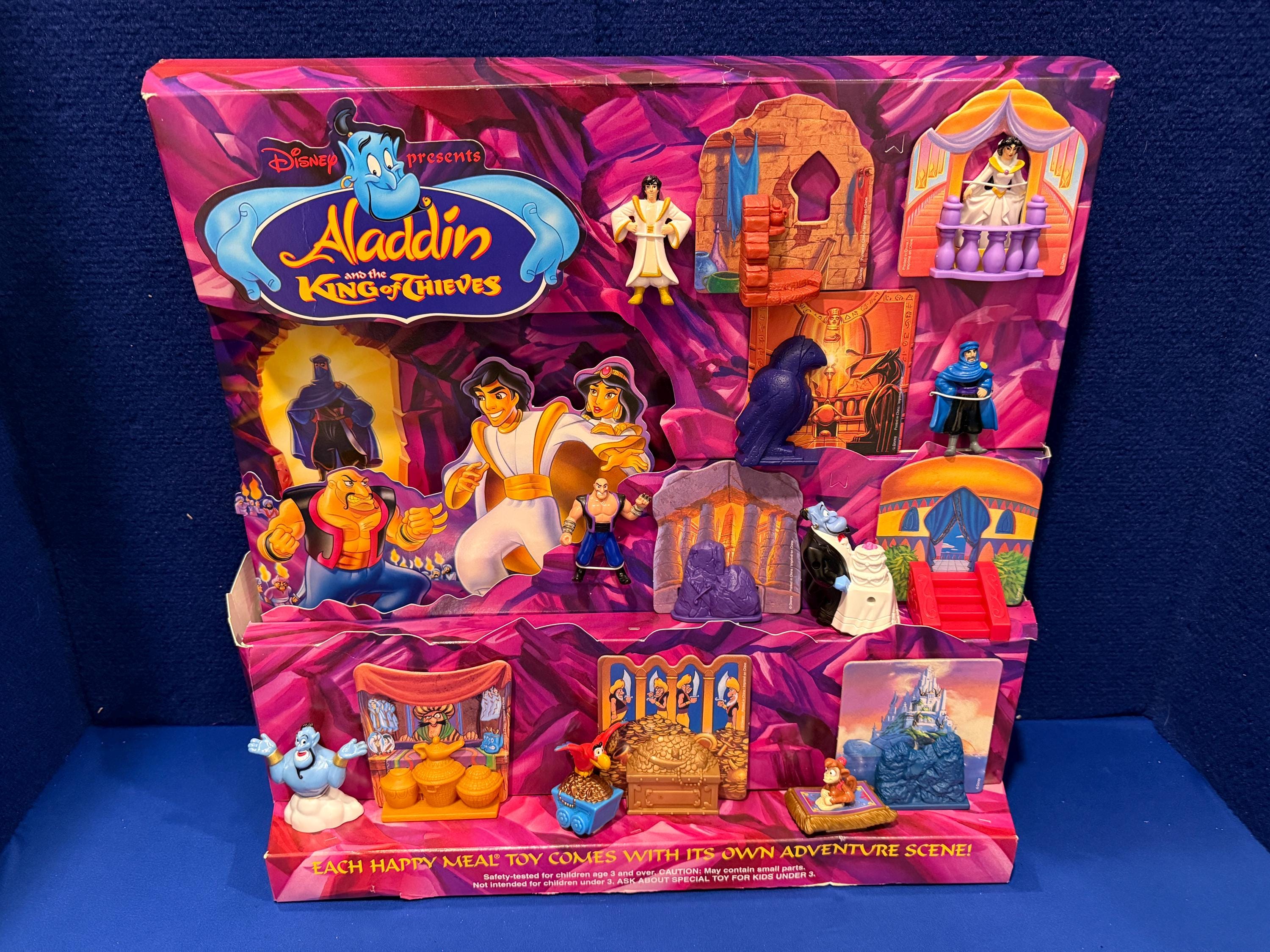 Vintage 1996 Mcdonald's Aladdin and the King of Thieves Display