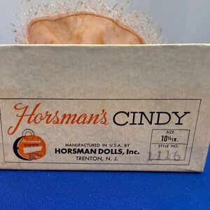 Vintage Horsman Twist-Waist Cindy Doll 10.5 Inch Fashion Doll (Style 116) 1950s image 19