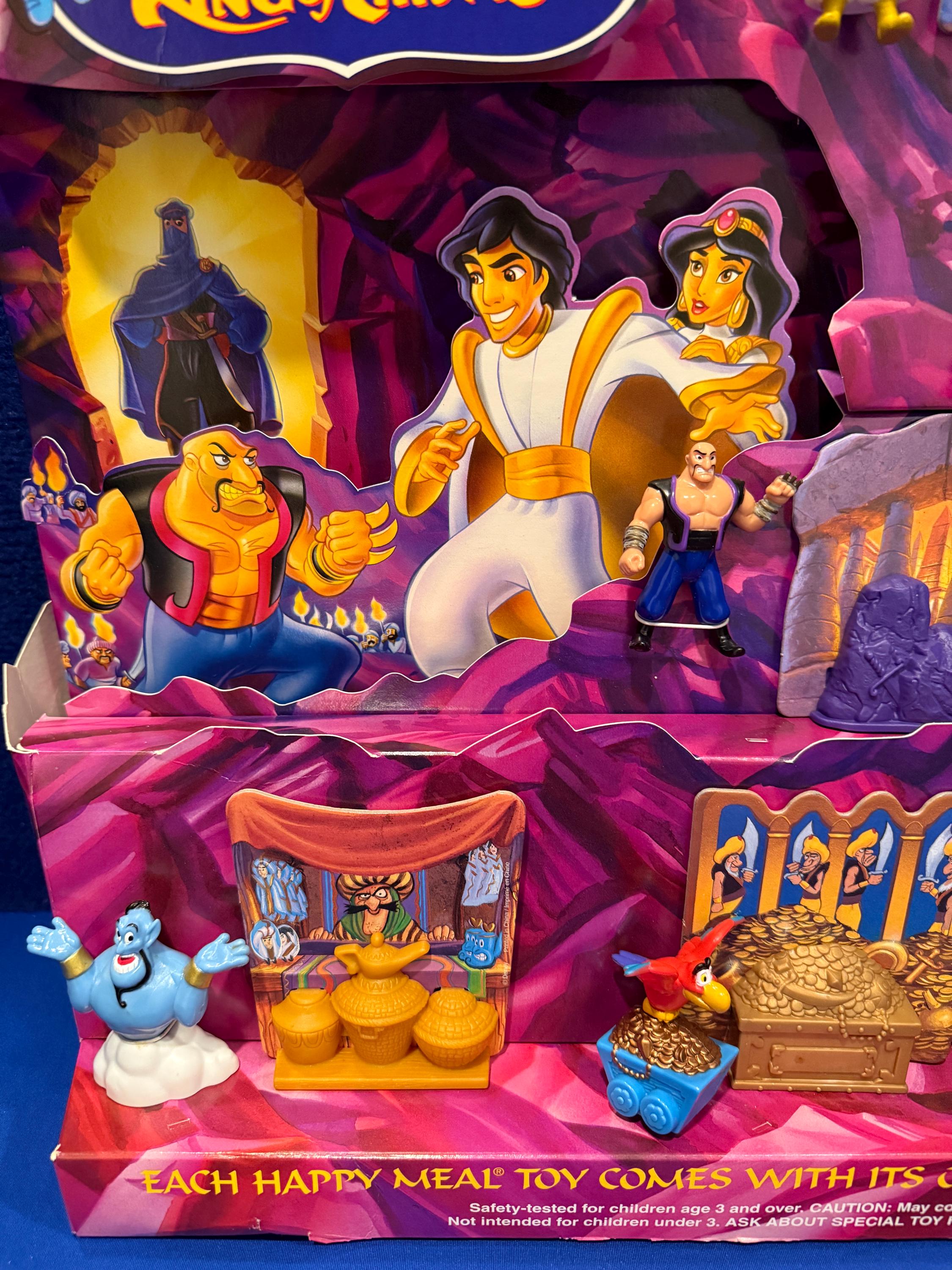 Vintage 1996 Mcdonald's Aladdin and the King of Thieves Display