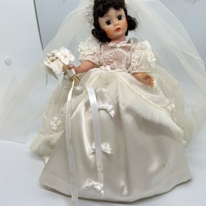 Vintage Madam Alexander 8” Bride Doll