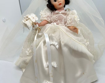 Vintage Madam Alexander 9” Bride Doll