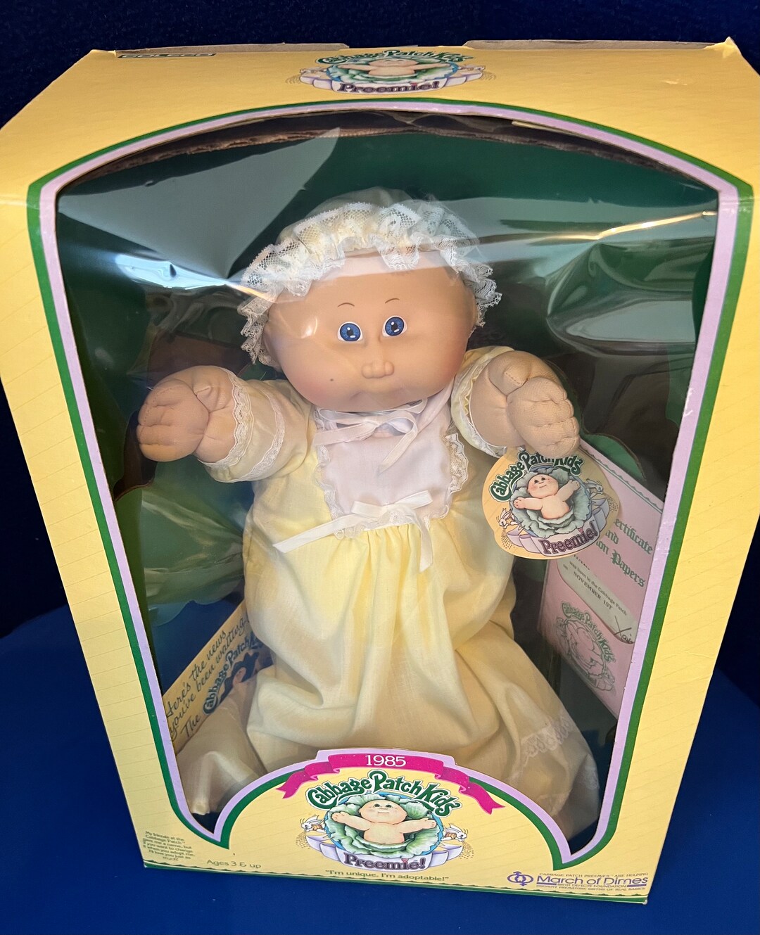 1985 Cabbage Patch Doll Preemie March Of Dimes