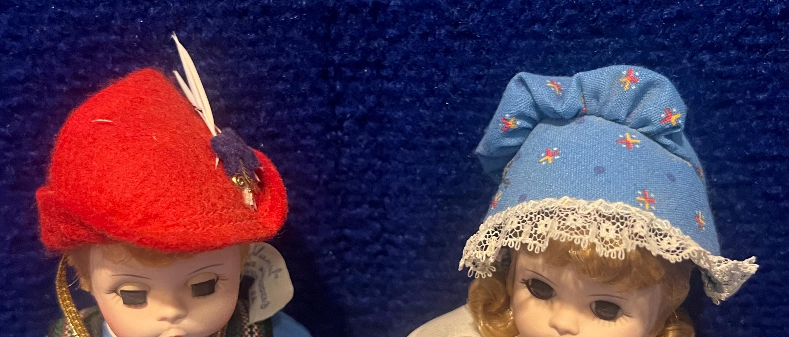 Vintage Madame Alexander Dolls, Hansel (#453) and Gretel (#454
