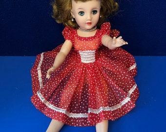 1950’s Vintage Ideal Miss Revlon 20” Vinyl Doll, VT-20, Twist Waist, High Heel Feet