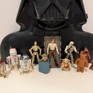 Vintage Star Wars Darth Vader Case With 11 Action Figures - Etsy