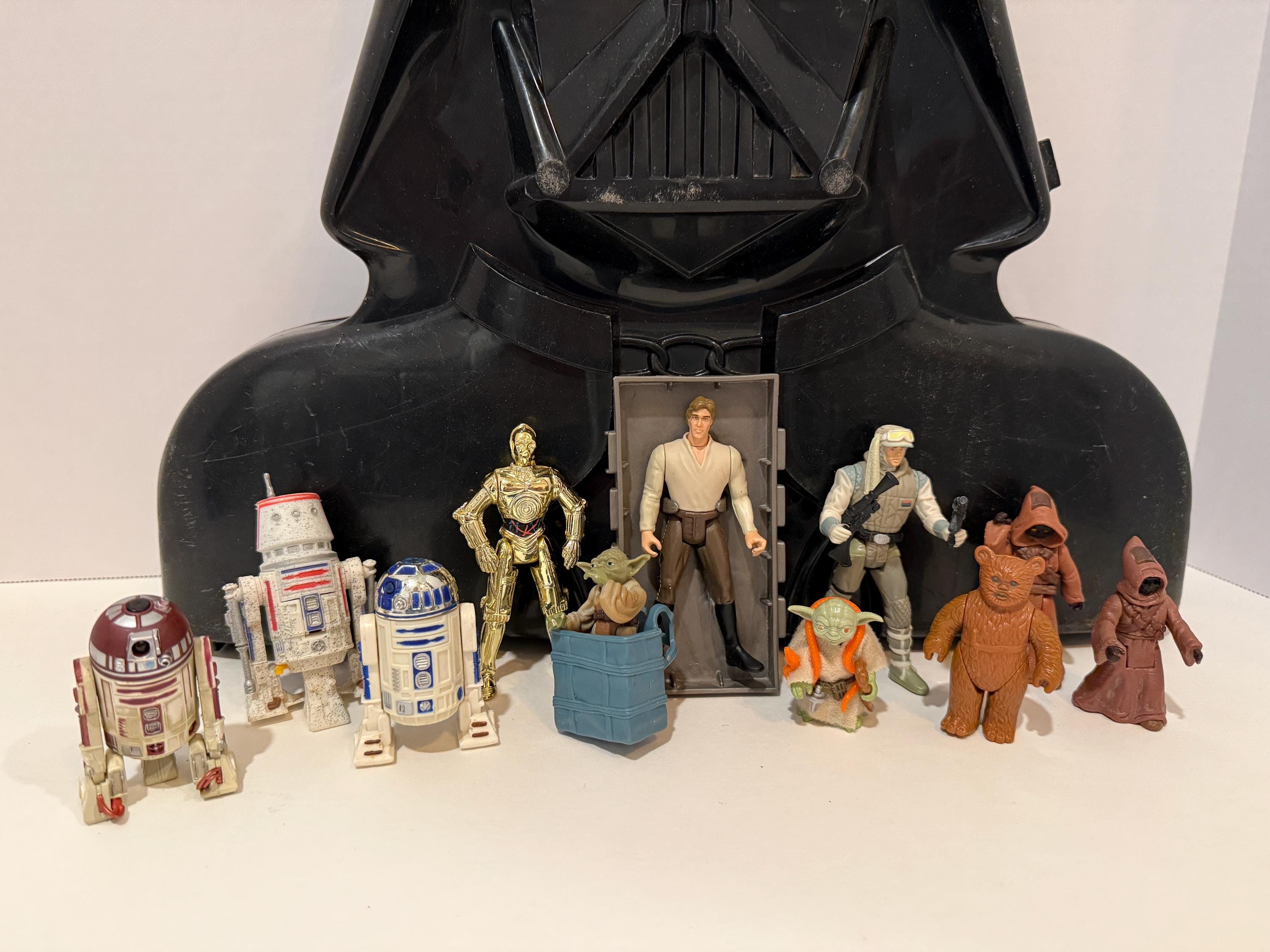 Vintage Star Wars Darth Vader Case With 11 Action Figures - Etsy