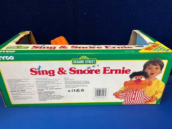 Vintage Sesame Street Sing & Snore Ernie by Tyco New in Box - Etsy