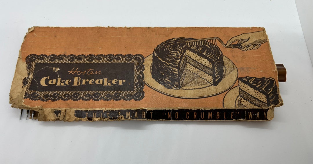 Vintage Cutter hostess Cake Breaker in Original Book, Circa 1950s Etsy