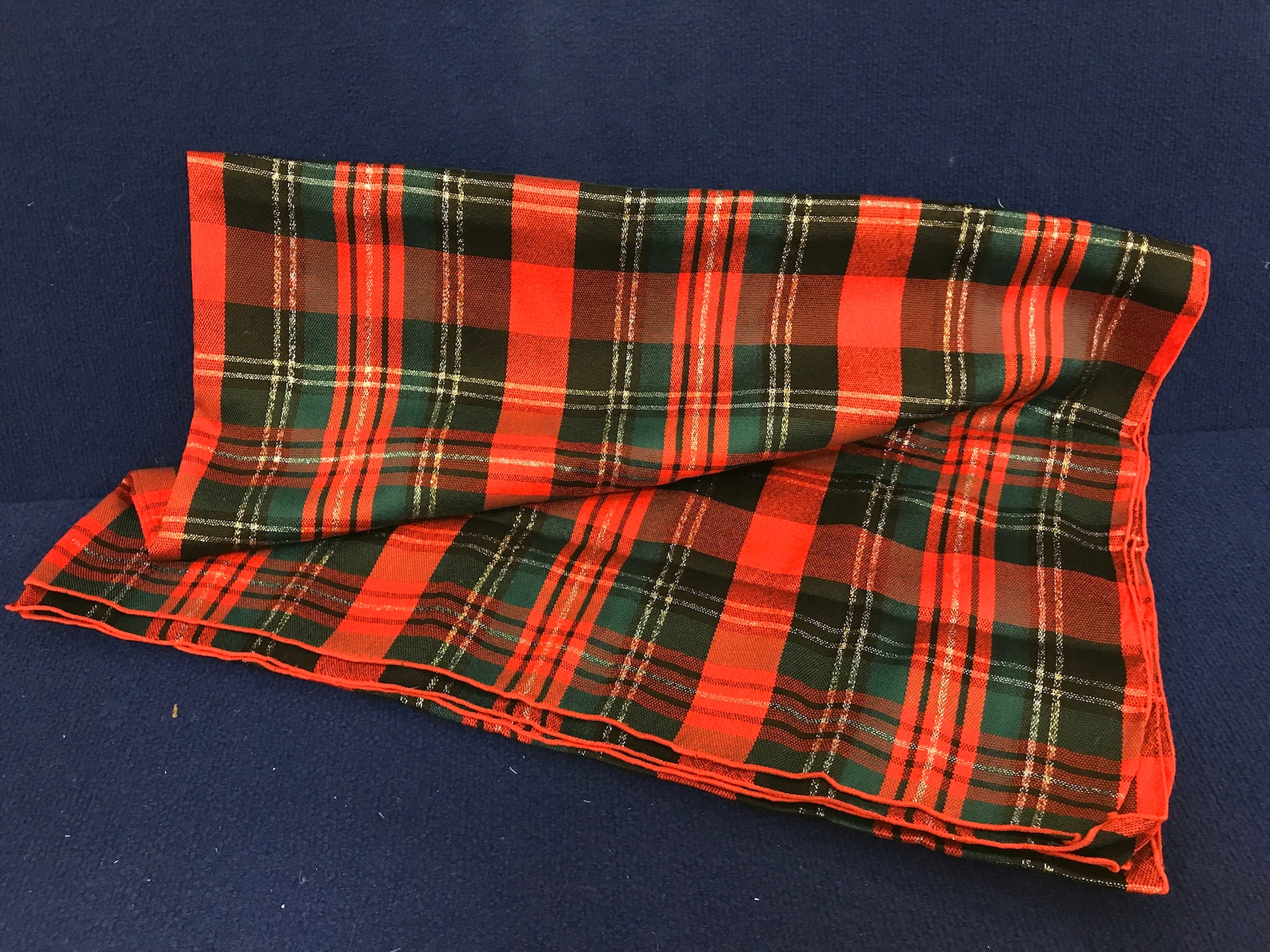Tartan Plaid Christmas Woven Holiday Rectangle Red Tablecloth Etsy UK