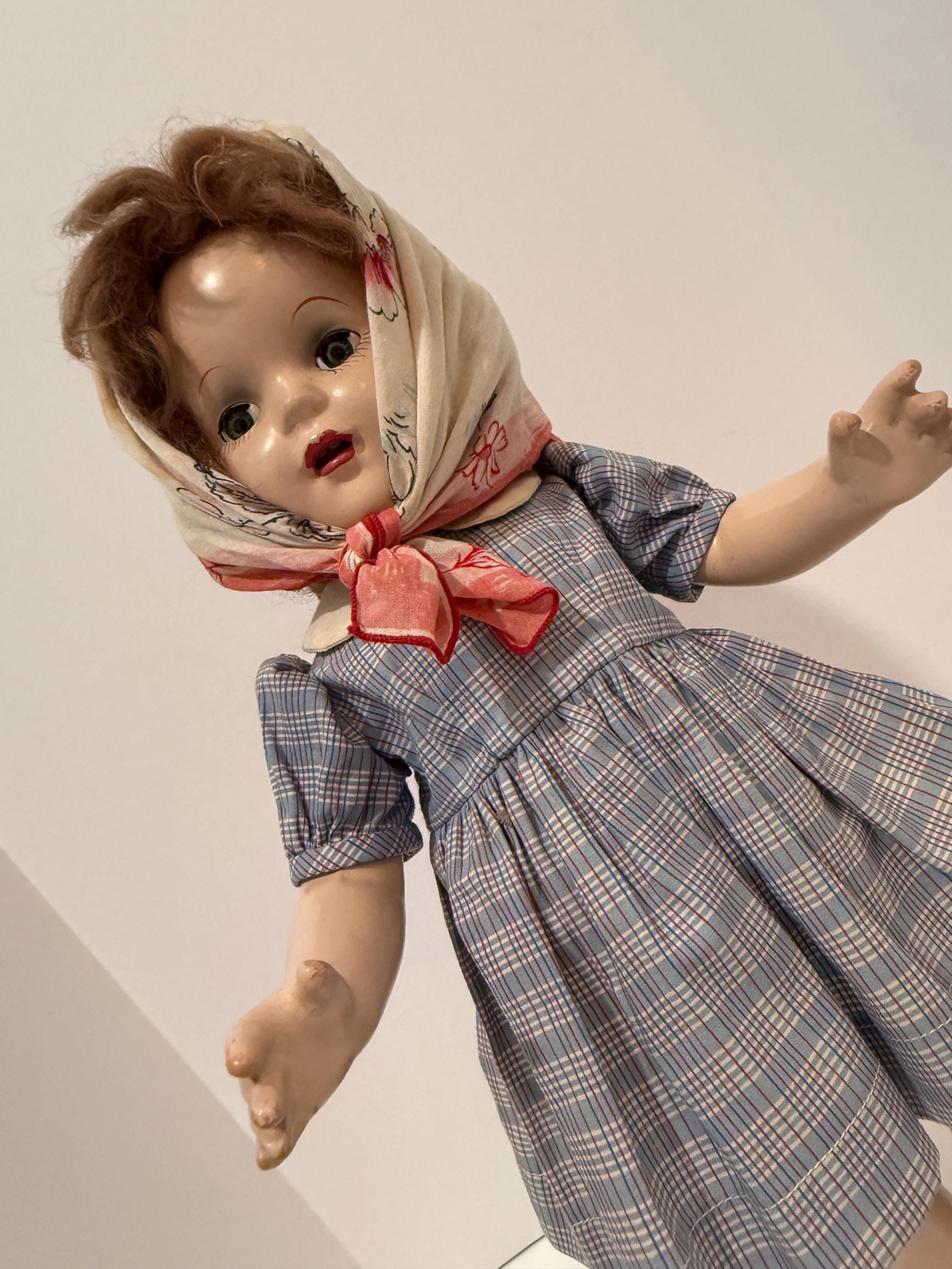 POUPÉE ANCIENNE Shirley Temple en composition d'Idéal Doll EUR 130,00