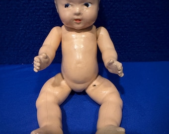 Antique/vintage 1930-40's Dream Baby 7” Baby Doll by Arranbee/r&b