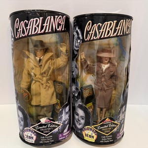 Vintage Casablanca Action Figures, Rick Blaine & Lund Laszlo, Collector's  Edition - Etsy
