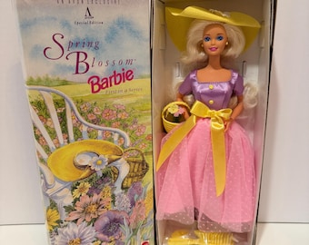 Étui de transport original pour poupée Barbie queue de cheval ; Coffret