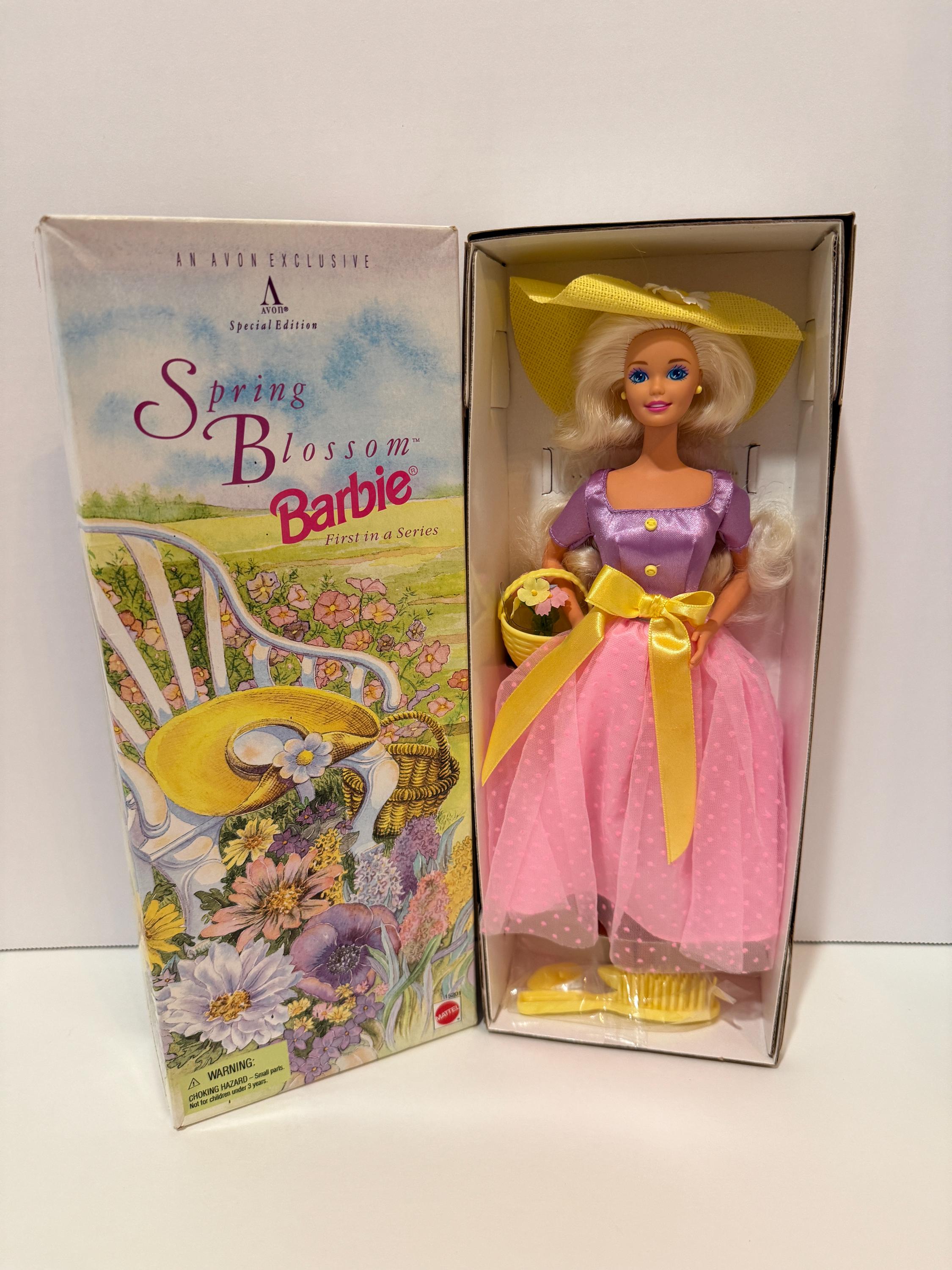 Vintage 1995 Spring Blossom Barbie Doll: Avon Exclusive, NIB - Etsy