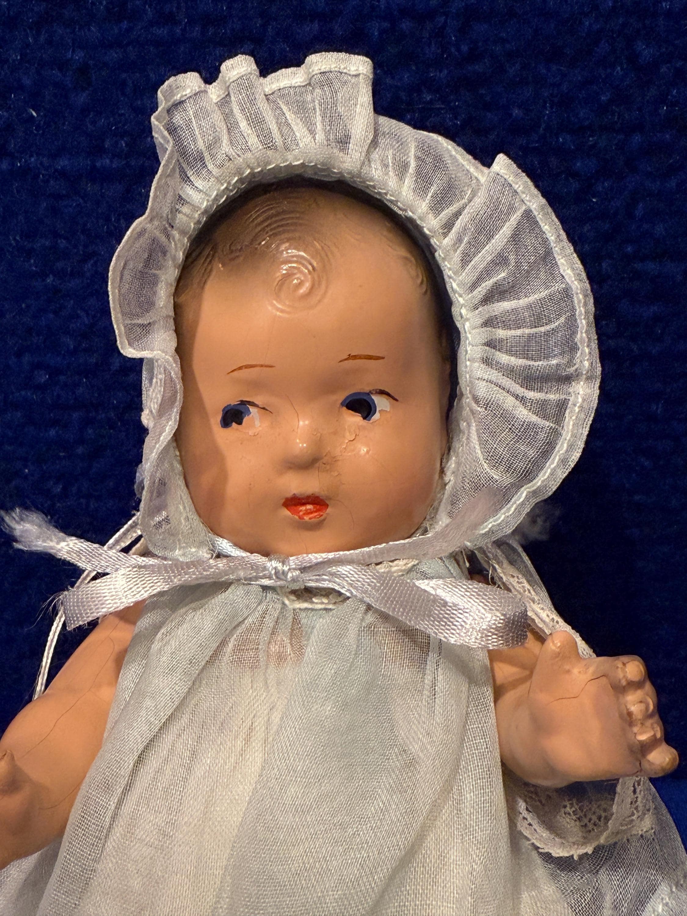 Antique/vintage 1930-40's Dream Baby 7” Baby Doll by Arranbee/r&b