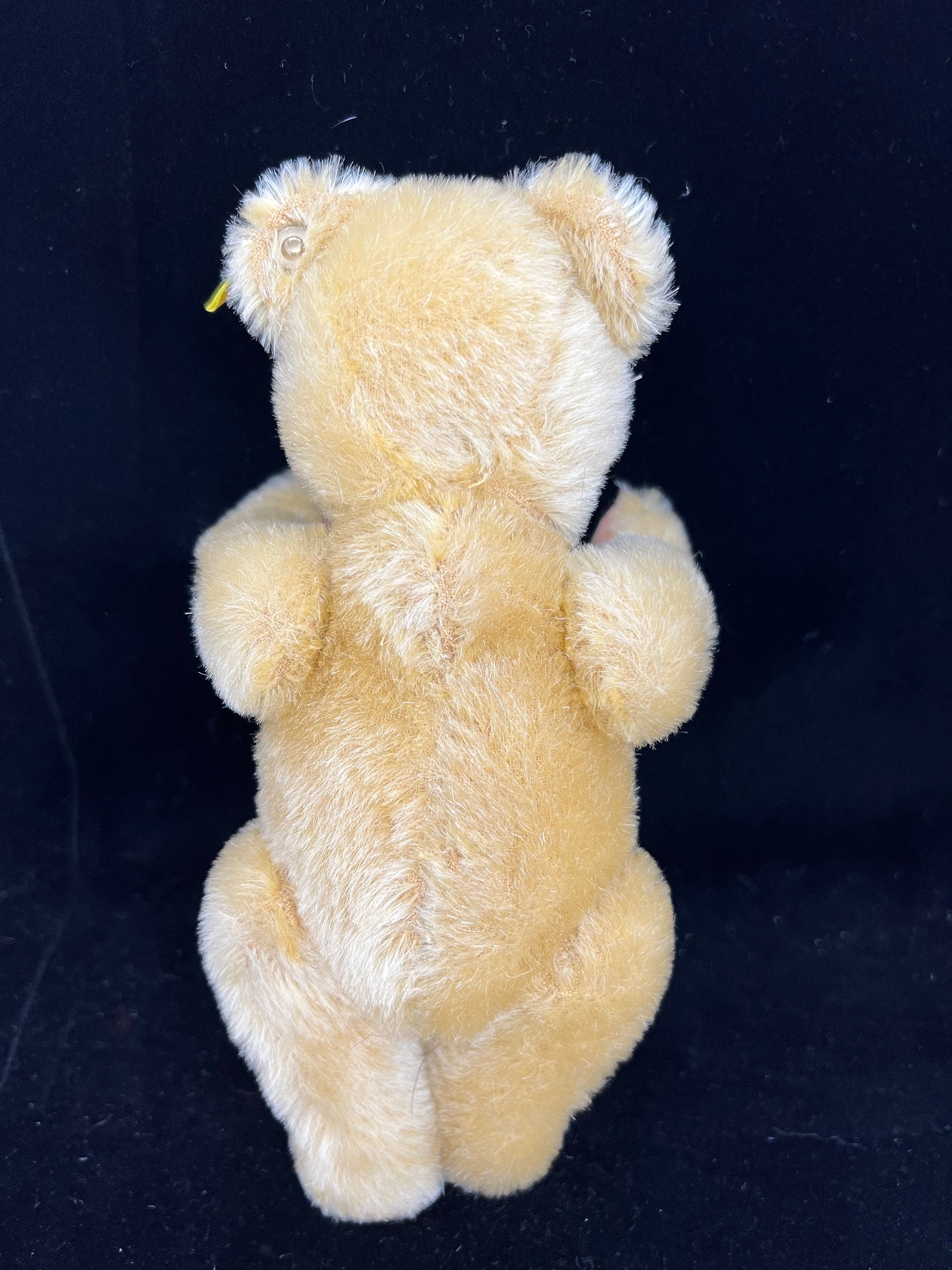 9” German Steiff Vintage Mohair Fur Teddy Bear PA 55 Mass 73