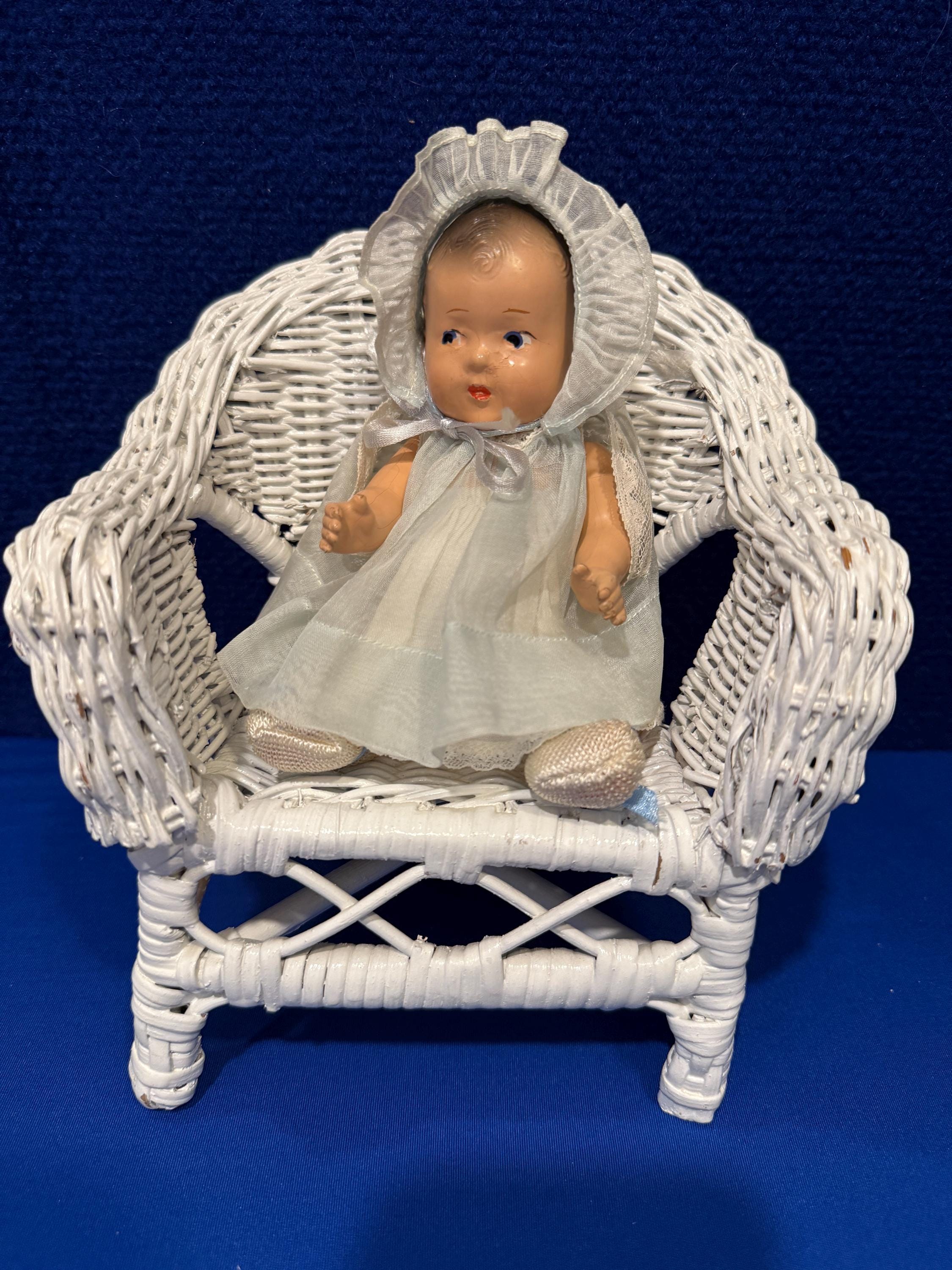Antique/vintage 1930-40's Dream Baby 7” Baby Doll by Arranbee/r&b