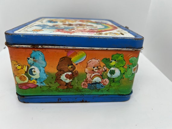 Vintage Metal Lunchbox Care Bears with Thermos ci… - image 6