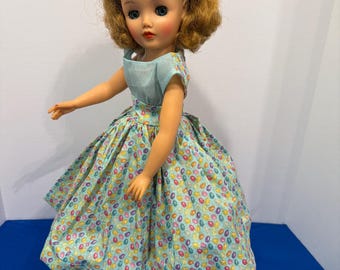 Vintage 1950s Ideal Miss Revlon Doll • 18" Twist Waist, Sleep Eyes, Painted Nails