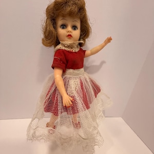 Vintage Little Miss Ginger doll, made by Cosmopolitan Toys in the mid-1950s