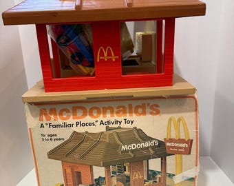 1974 Mcdonald's Familiar Places Activity Toy Playskool #430