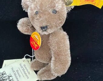 Vintage 1984 Steiff Mini Teddy Brown Bear #030109 Germany - Etsy