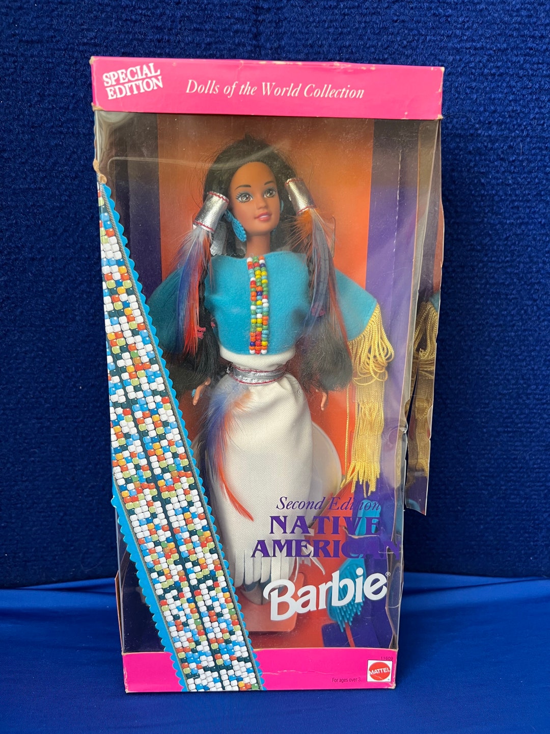 1993 Native American Barbie 2nd Edition New in Sealed Box by Mattel