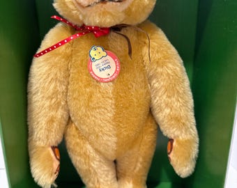 Vintage 1985 Steiff Dicky 13” Bear Replica from the 1930s