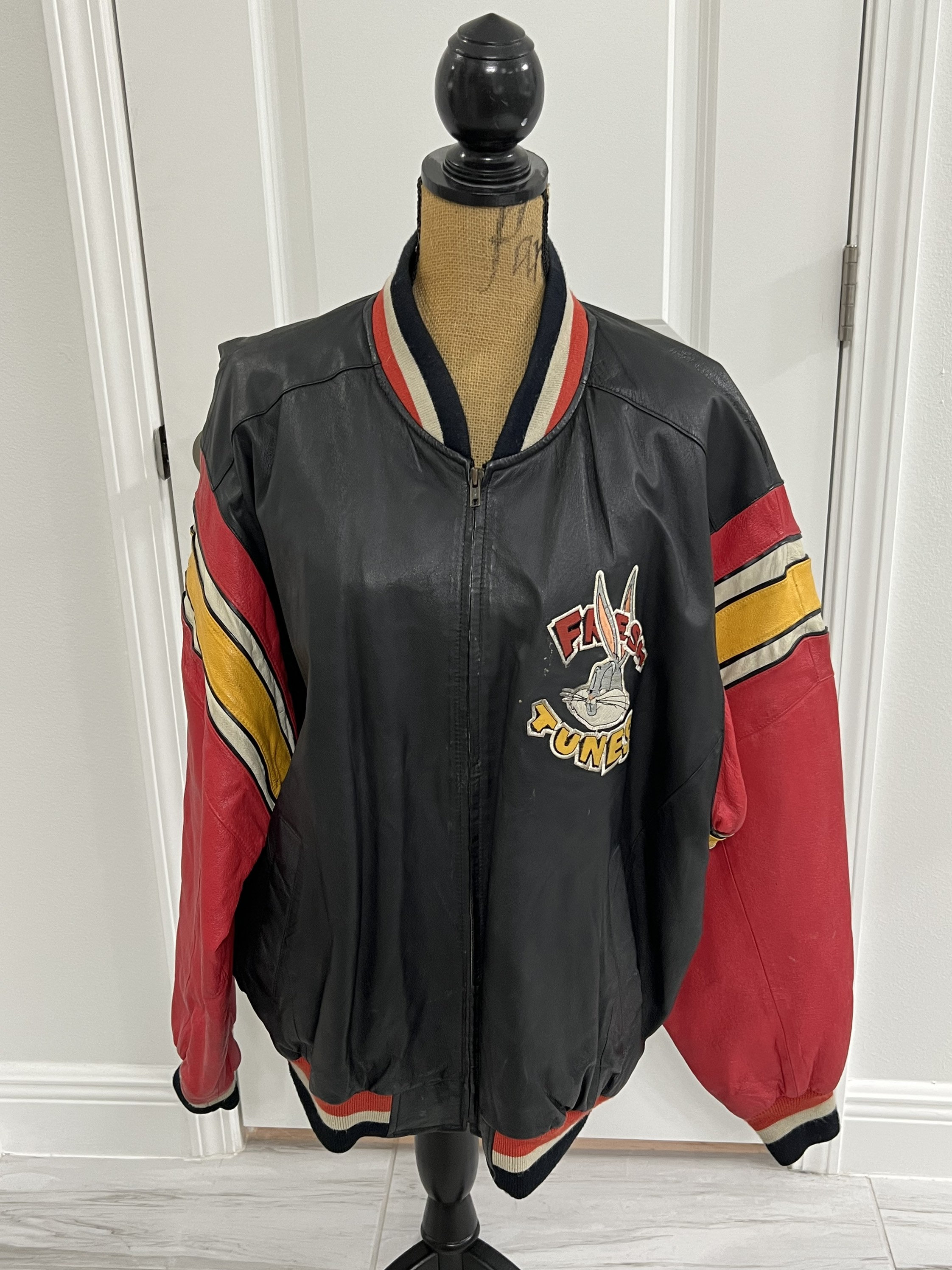 Vintage Mirage Leather Jacket Made In Korea Size L | eBay
