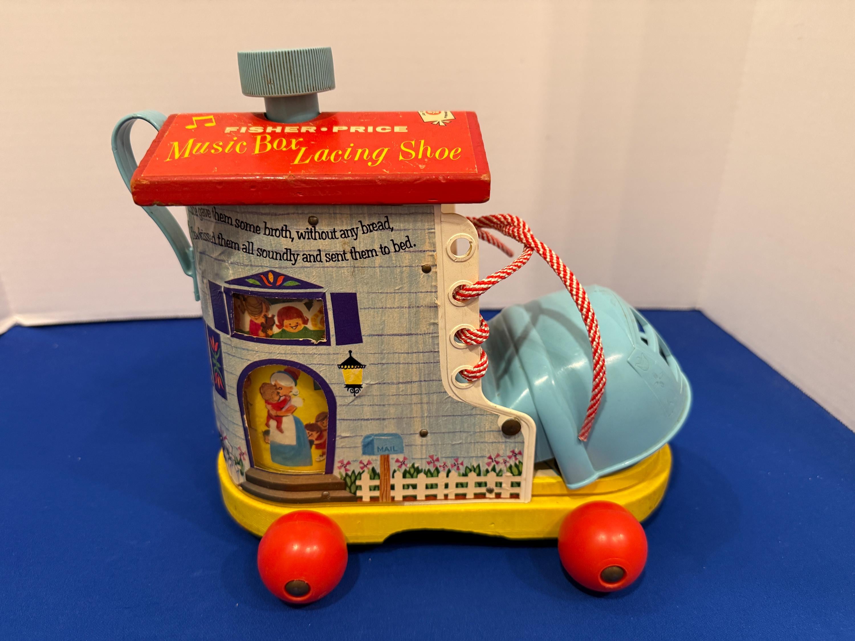 JOUET ANCIEN VINTAGE Petit Cheval Trotteur Fisher Price Toys De 1976