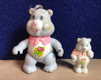 Vintage 1980&#39;s Grams Pair of Care Bears
