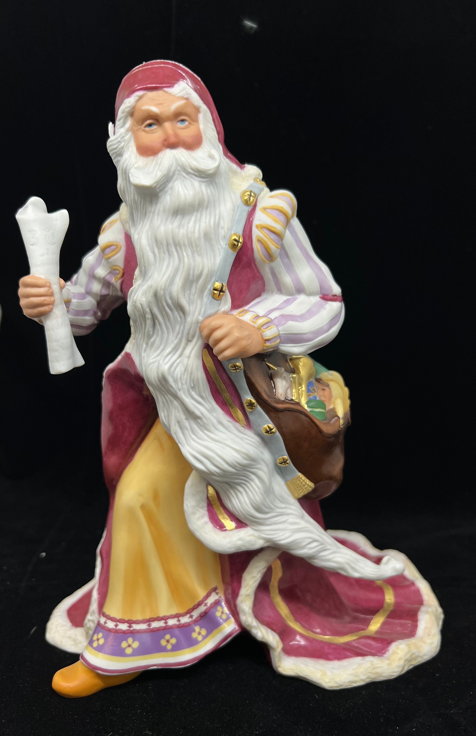 ♥️アンティーク サンタクロース NOEL Lenox Pete Noel the Santa Collection 9.5” Fine Porcelain 1992