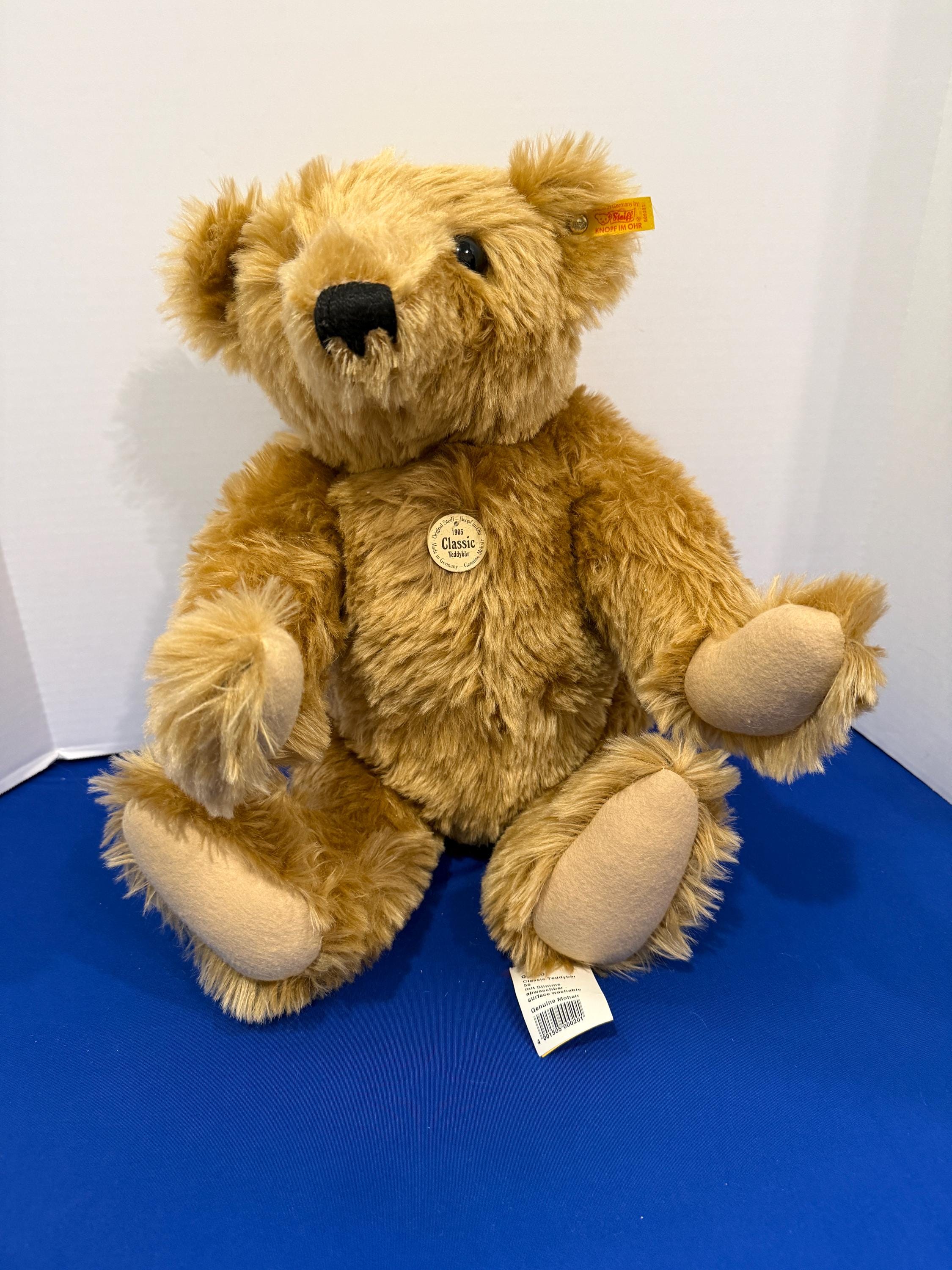 Steiff Classic Teddy Bear, Genuine Mohair, Made in Germany 22” - Etsy